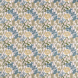 Morris & Co Cornflower Embroidery Lemon/Nettle Fabric