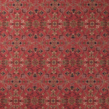 Morris & Co Persian Scroll Embroidery Plum Fabric