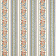 Morris & Co Bluebell & Peony Embroidery Rose/Woad Fabric