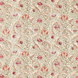 Morris & Co Wild Tulip & Vine Embroidery Rose / Bayleaf Fabric
