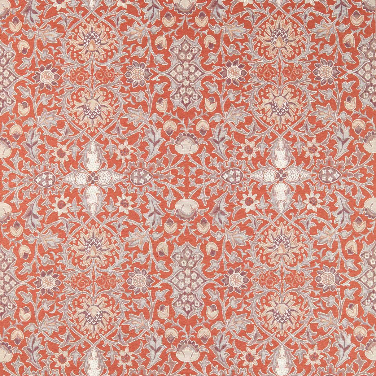 Morris & Co Wilton Weave Russet Fabric