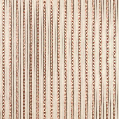 Morris & Co Elm Stripe Apricot/Linen Fabric