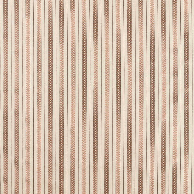 Morris & Co Elm Stripe Apricot/Linen Fabric