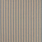 Morris & Co Elm Stripe Indigo/Flax Fabric