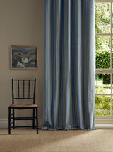 Morris & Co Bexleyheath Stripe Woad Fabric