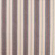 Morris & Co Lechlade Stripe Woad/Linen Fabric