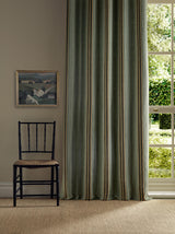 Morris & Co Lechlade Stripe Bayleaf/Ochre Fabric