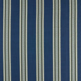 Morris & Co Pimlico Stripe Indigo/Forest Fabric