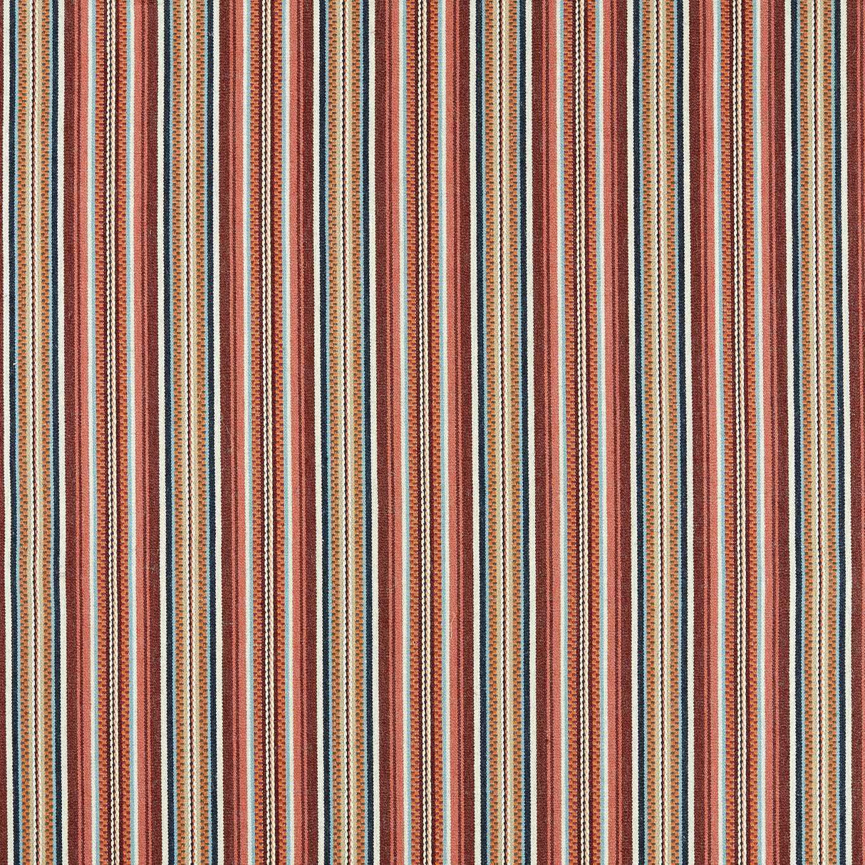 Morris & Co Woodford Stripe Mulberry Fabric