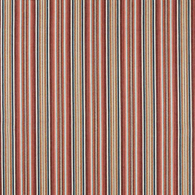 Morris & Co Woodford Stripe Mulberry Fabric