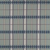 Morris & Co Hanover Check Teal/Indigo Fabric