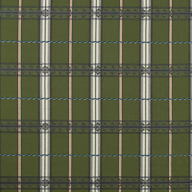 Morris & Co Hanover Check Forest Fabric