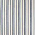 Morris & Co Dallington Stripe Indigo Fabric