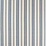 Morris & Co Dallington Stripe Indigo Fabric