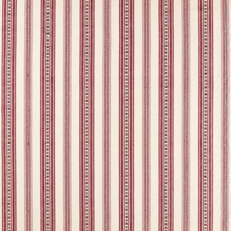 Morris & Co Dallington Stripe Mulberry Fabric