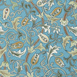 Morris & Co Scrolling Tulip Woad/Thyme Wallpaper
