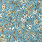 Morris & Co Scrolling Tulip Woad/Thyme Wallpaper