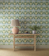 Morris & Co Woodbell & Anemone Woad/Nettle Wallpaper