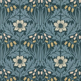 Morris & Co Woodbell & Anemone Indigo Wallpaper