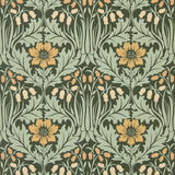 Morris & Co Woodbell & Anemone Bayleaf/Manilla Wallpaper
