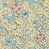 Morris & Co Wild Tulip & Vine Multi Wallpaper