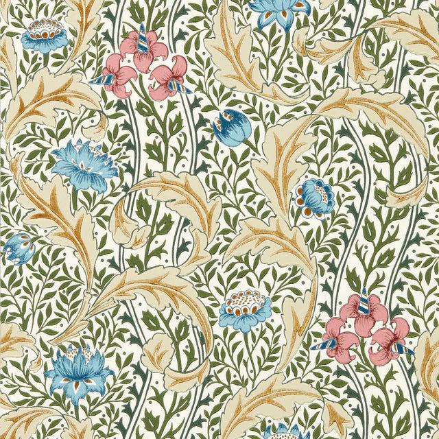 Morris & Co Wild Tulip & Vine Multi Wallpaper