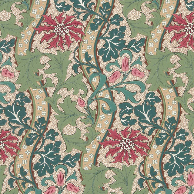 Morris & Co Cornflower Madder/Forest Wallpaper