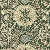 Morris & Co Daisy & Oak Sage/Forest Wallpaper