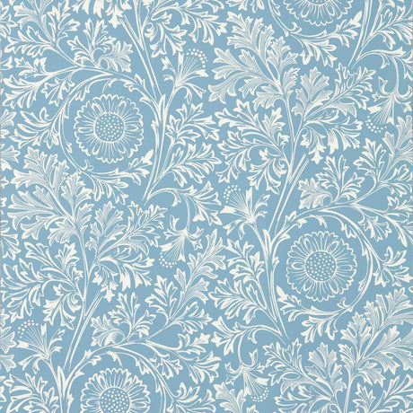 Morris & Co Chamomile China Blue Wallpaper