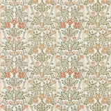 Morris & Co Oak & Blossom Chestnut/Primrose Wallpaper