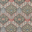 Morris & Co Norbury Brick/Teal Wallpaper