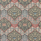 Morris & Co Norbury Brick/Teal Wallpaper