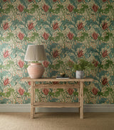 Morris & Co Lent Lily Plum/Bayleaf Wallpaper