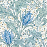 Morris & Co Lent Lily Cornflower Blue Wallpaper