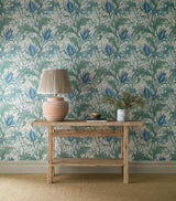 Morris & Co Lent Lily Cornflower Blue Wallpaper
