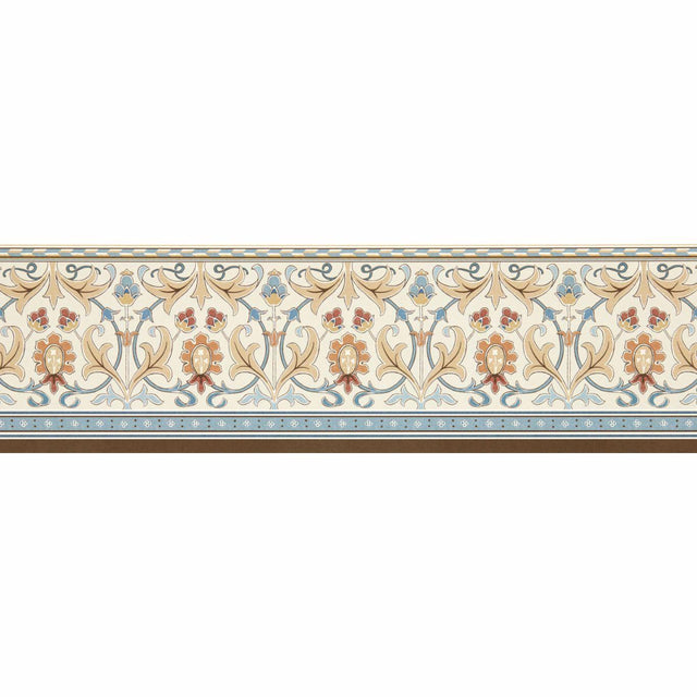 Morris & Co Ornamental Frieze Linen/Woad Wallpaper