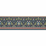 Morris & Co Ornamental Frieze Indigo/Thyme Wallpaper