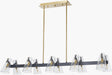 Surya Korra KRRA-001 16"L x 68"W x 8"H Ceiling Lighting