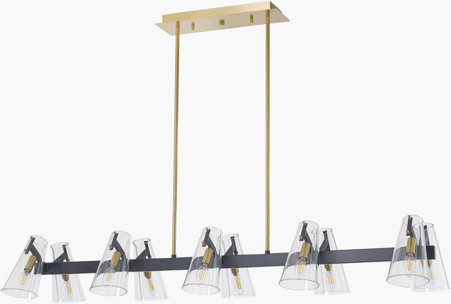 Surya Korra KRRA-001 16"L x 68"W x 8"H Ceiling Lighting