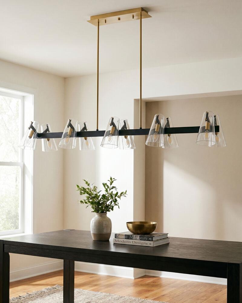 Surya Korra KRRA-001 16"L x 68"W x 8"H Ceiling Lighting