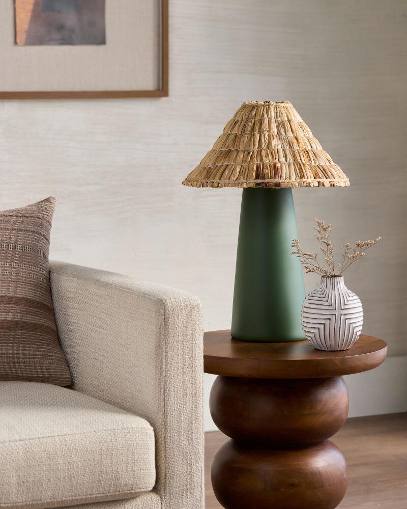 Livabliss Vikundu VKD-001 20"H x 16"W x 16"D Table Lighting