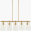 Livabliss Vitracis VTC-009 38"L x 10"W x 13"H Ceiling Lighting