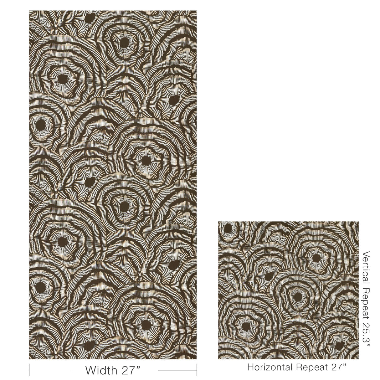 Kravet PANACHE WP CHOCOLATE Wallpaper