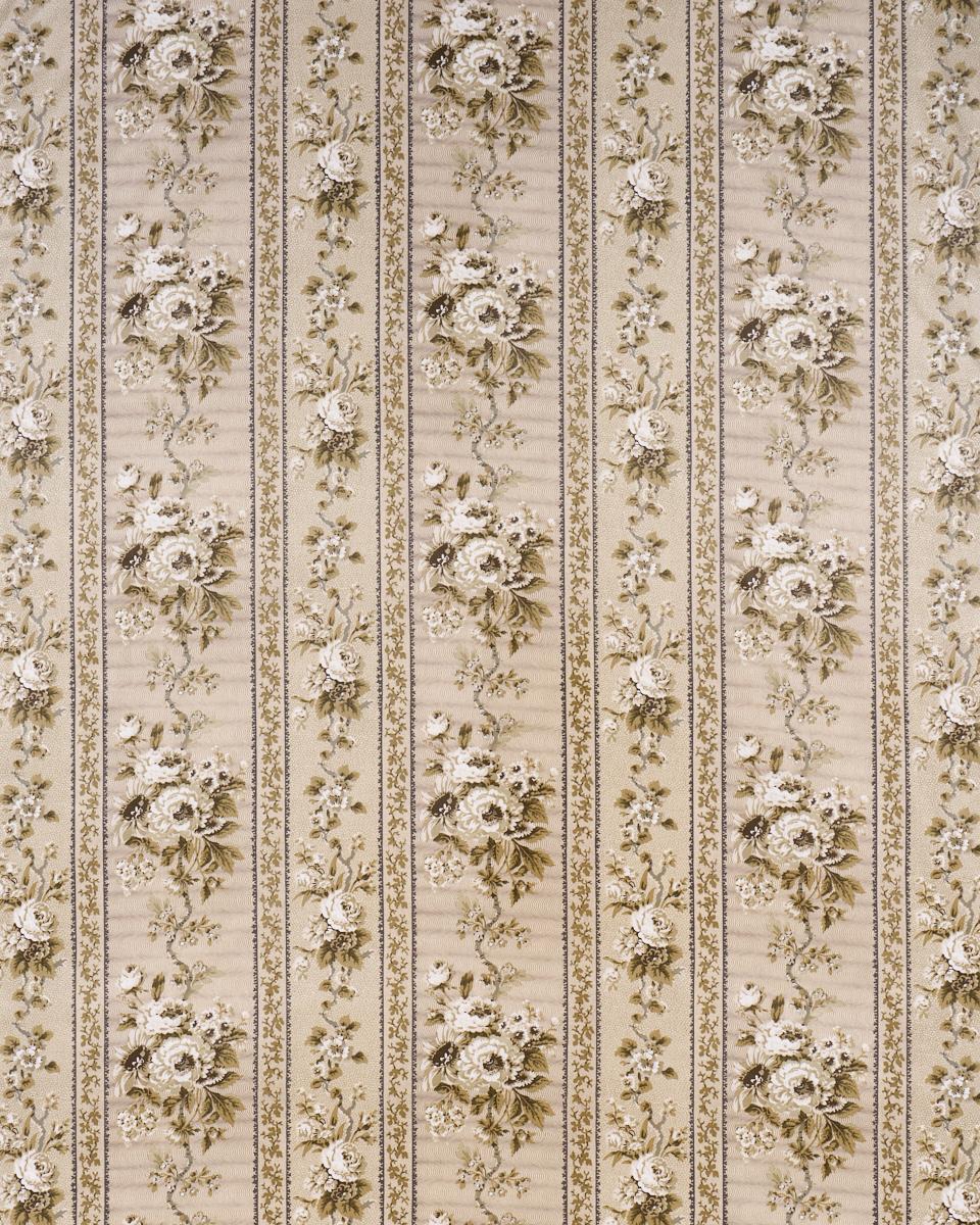 Schumacher Elizabeth Chintz Neutral Fabric