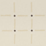 Schumacher Drifting Grid Sand Fabric