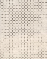 Schumacher Drifting Grid Black Fabric