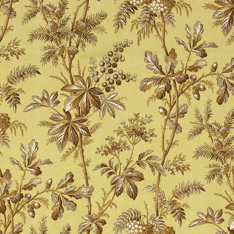 Schumacher Brantwood Vine Pear Fabric