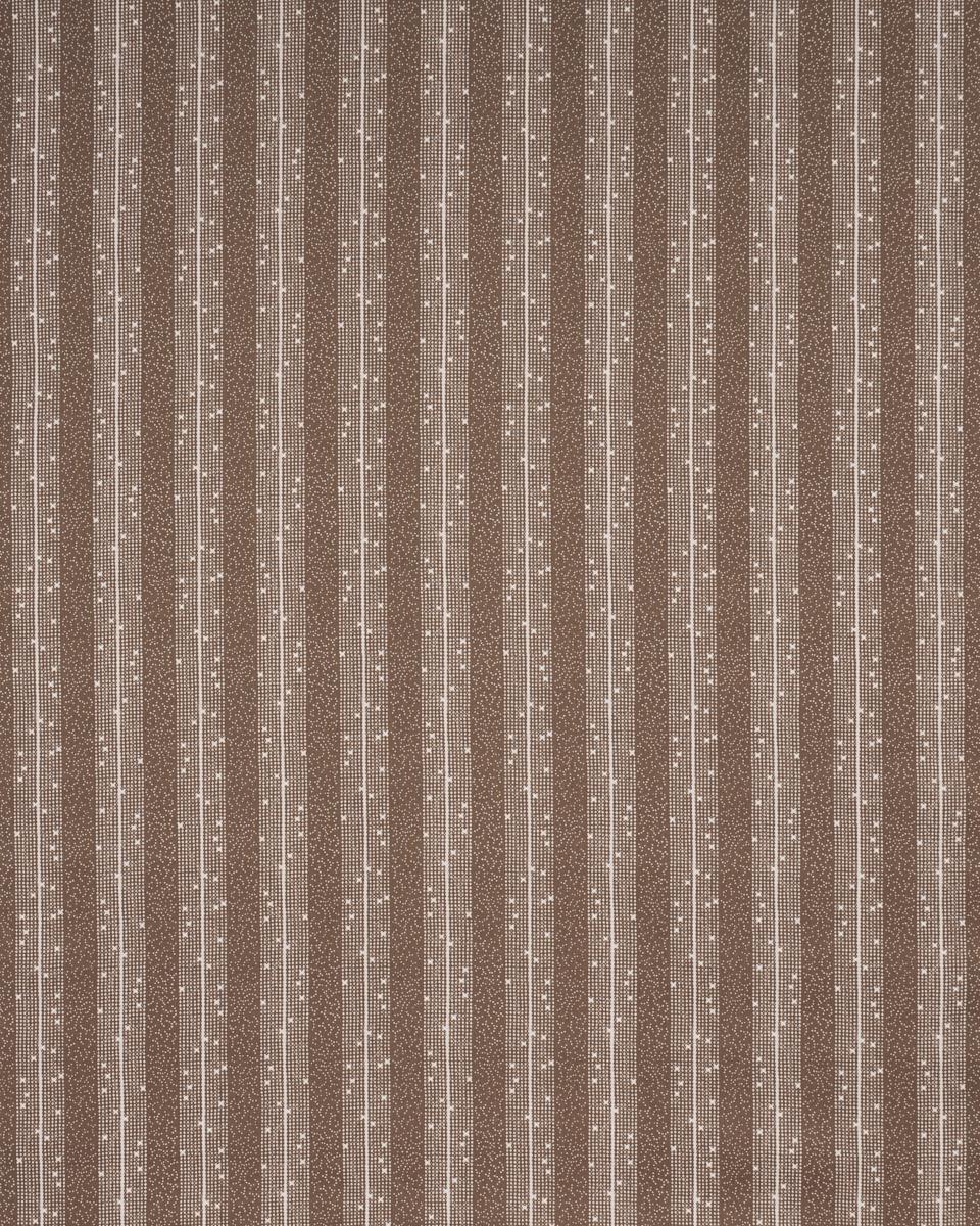 Schumacher Stella Stripe Brown Fabric