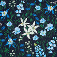 Schumacher Oz Floral Ebony Fabric