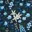 Schumacher Oz Floral Ebony Fabric